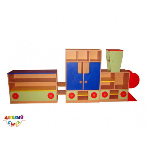 Игровой модуль Паровоз - Мебель для детского сада