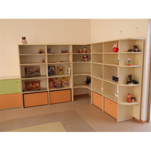 Угловая стенка - Мебель для детского сада